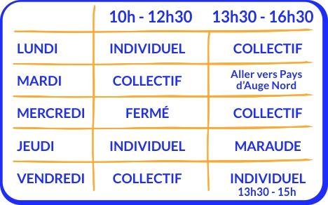planning Caarud lisieux